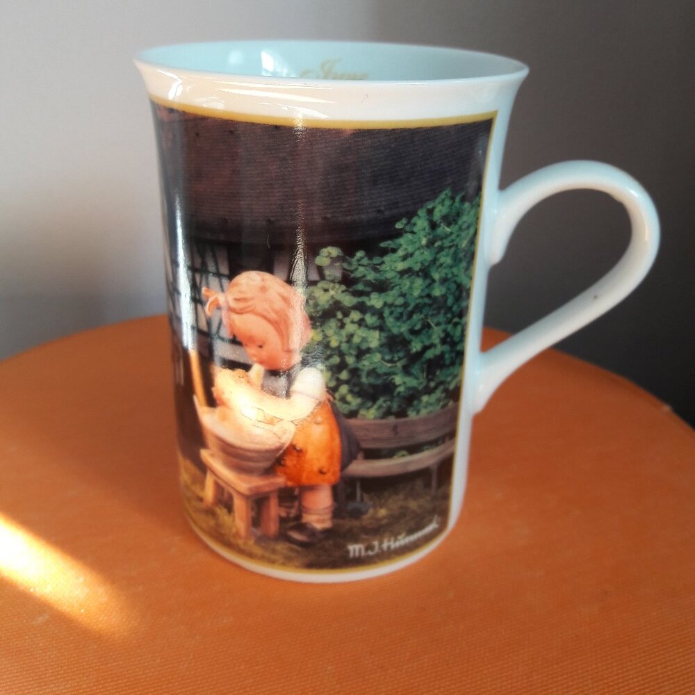 M.I. Hummel Fine Porcelain Collector Mug June